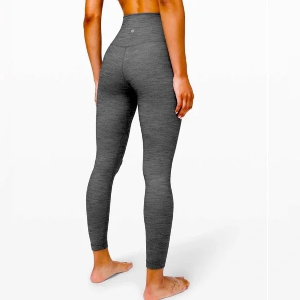 Lululemon High Times Pant Fullux Heathered Black Women’s Size 8 | EUC
